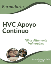 Formulario HVC Apoyo Continuo