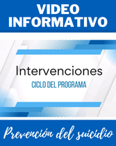 Video informativo: Prevención del suicidio