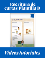 Escritura de cartas Plantilla D
