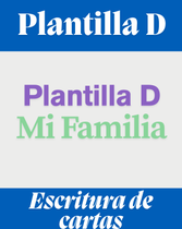 Plantilla D - Mi familia