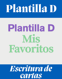 Plantilla D - Mis favoritos