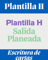 Plantilla F - Salidas planeadas