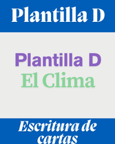 Plantilla D - El Clima