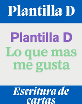 Plantilla D - Lo que mas me gusta