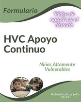 Llenado de formulario HVC Apoyo Continuo