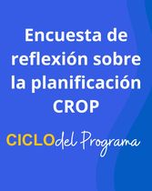 Reflexión de la Iglesia sobre la planificación CROP