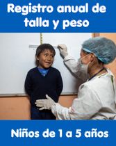 Registro de Talla y Peso - Primera Infancia 1 a 5 años