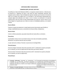 Certificado en Niñez y Adolescencia