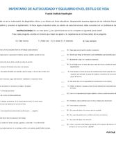 Inventario de Equilibrio de Cuidado y Estilos de Vida - Informados sobre el Trauma