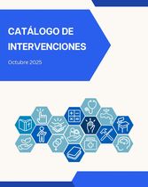 Catálogo de Intervenciones