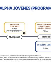 Alpha Jóvenes Quncenal: Línea de tiempo-Monitoreo