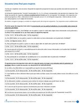 Encuesta de Línea final para mujeres
