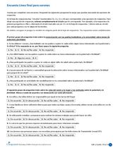 Encuesta de Línea final para varones