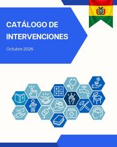 Catálogo de Intervenciones